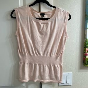 Ann Taylor Factory Peach Sweater Top